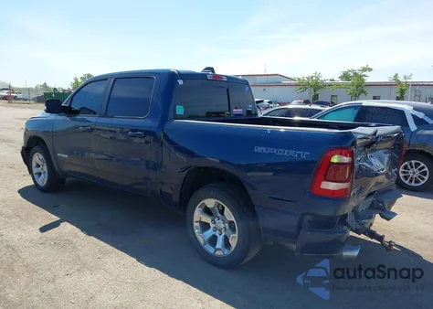 2021 Ram 1500 Big Horn 4X4 5'7 Box from USA, damaged, VIN 1C6SRFFT0MN647954